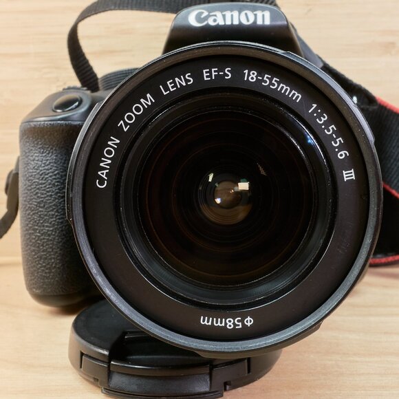 Canon EOS Rebel T5 dslr Camera / EF-S 18-55mm III Lens / Tested Working - Picture 3 of 8